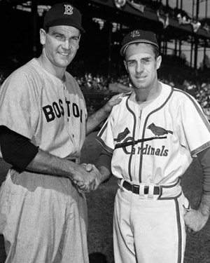 Boo Ferriss and Murry Dickson before Game 7